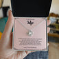To My Beautiful Wife | You Are My Everything -- Love Knot Necklace