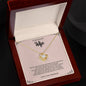 To My Beautiful Wife | You Are My Everything -- Love Knot Necklace